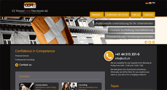 Desktop Screenshot of cc-finanz-treuhand.com